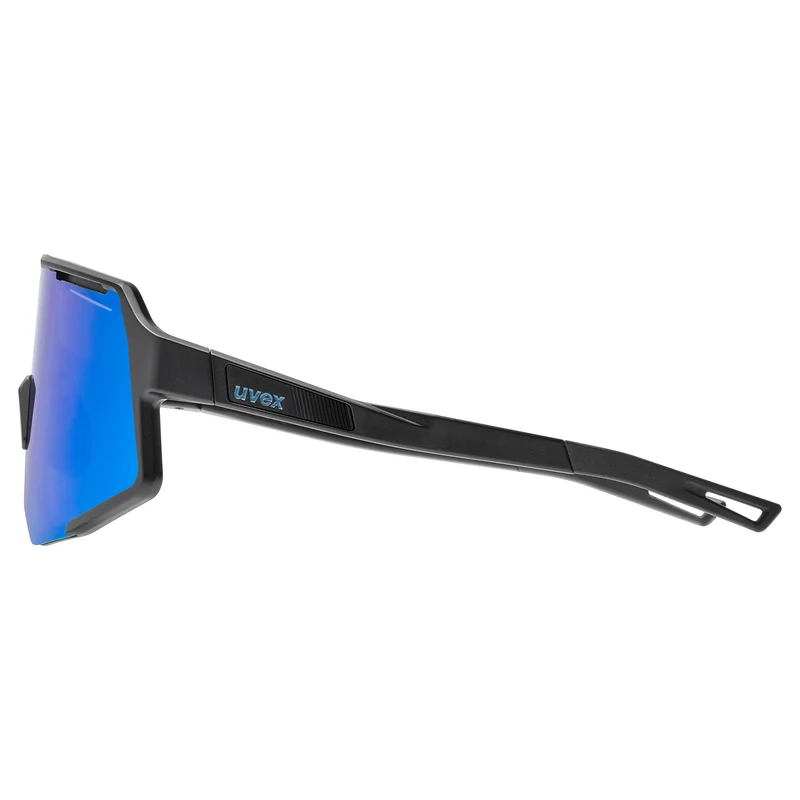 Occhiali Uvex Sequenze - Black Matte Mirror Blue