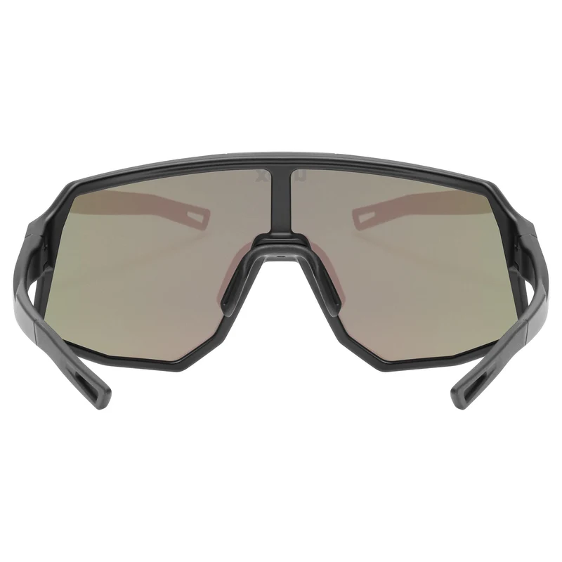 Occhiali Uvex Sequenze - Black Matte Mirror Green