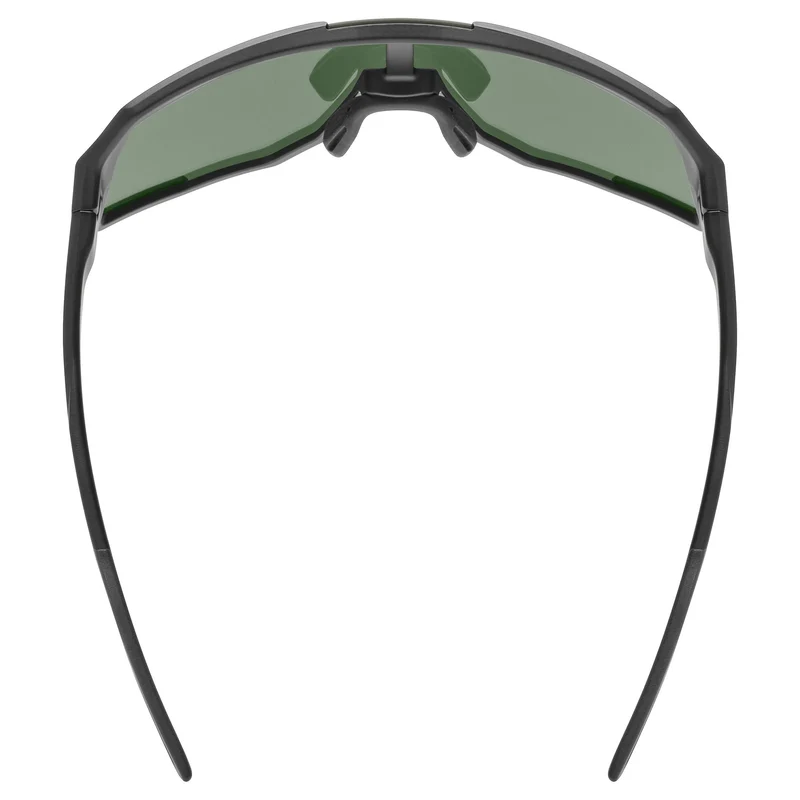 Occhiali Uvex Sequenze - Black Matte Mirror Green