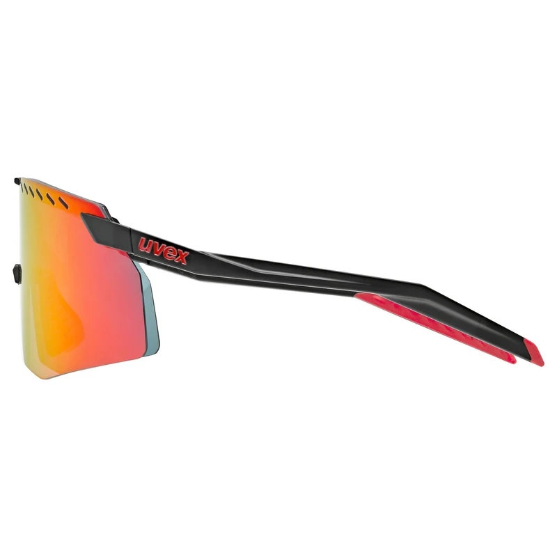 Occhiali Uvex Pace Stage - Black Matte Mirror Red