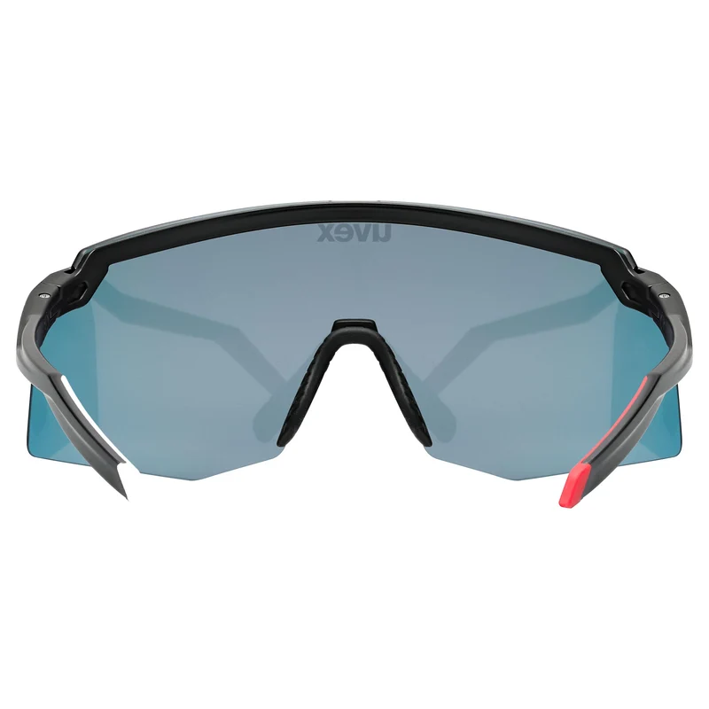 Occhiali Uvex Pace Stage - Black Matte Mirror Red