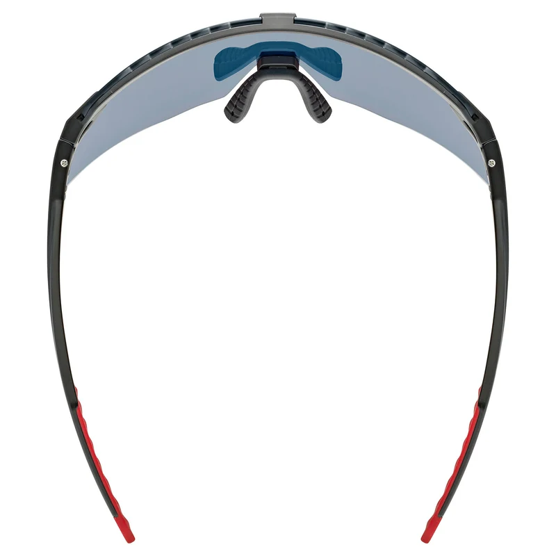 Occhiali Uvex Pace Stage - Black Matte Mirror Red