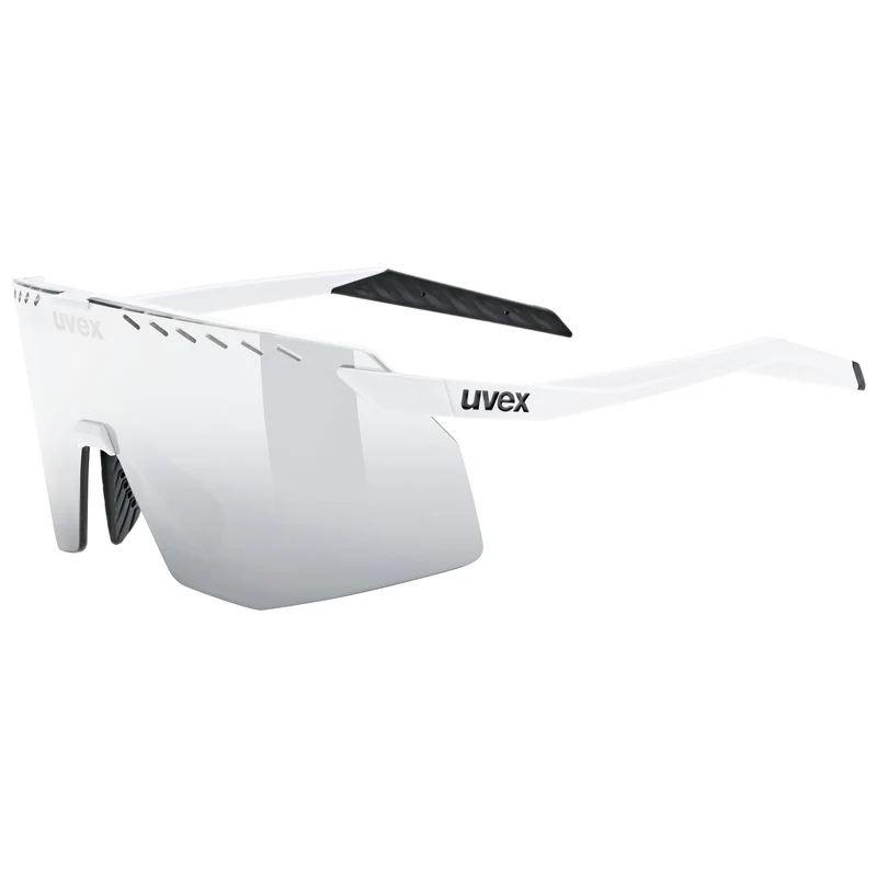 Occhiali Uvex Pace Stage - White Matt Mirror Silver