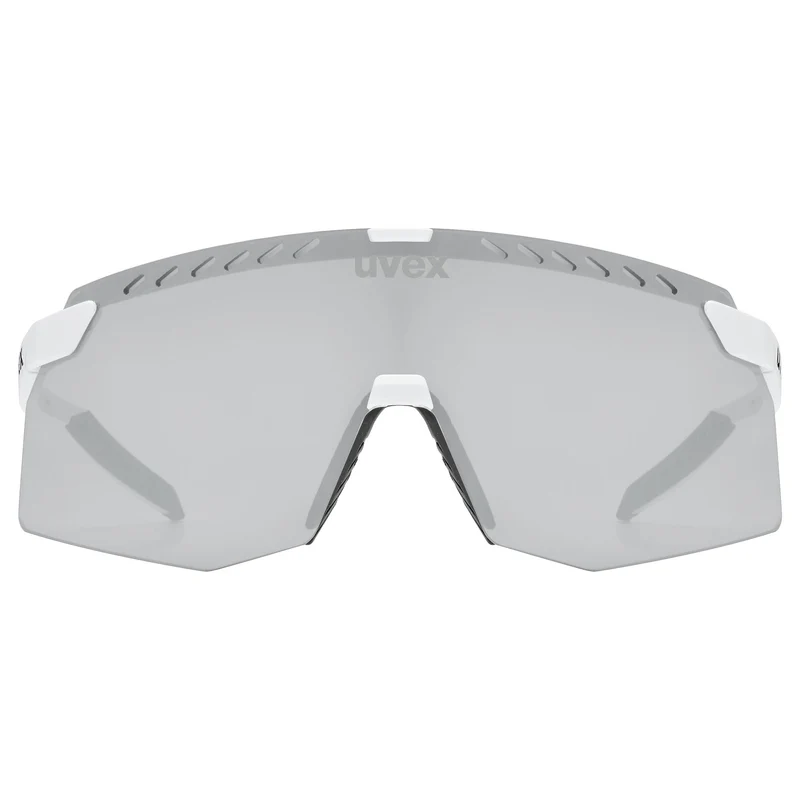 Occhiali Uvex Pace Stage - White Matt Mirror Silver