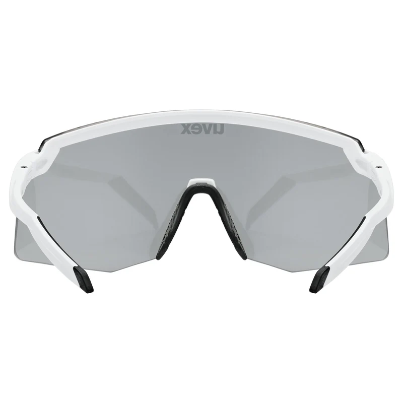Occhiali Uvex Pace Stage - White Matt Mirror Silver