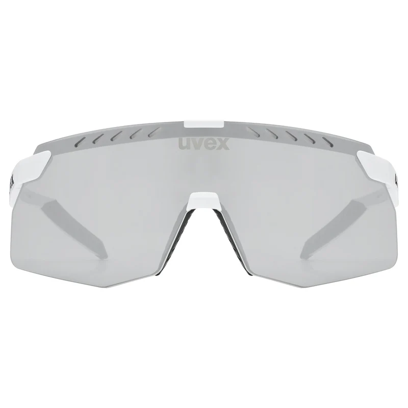 Occhiali Uvex Pace Stage S - White Matt Mirror Silver
