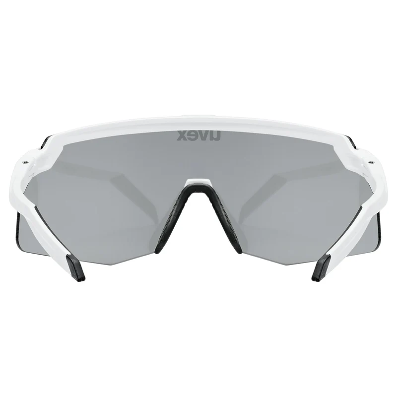 Occhiali Uvex Pace Stage S - White Matt Mirror Silver
