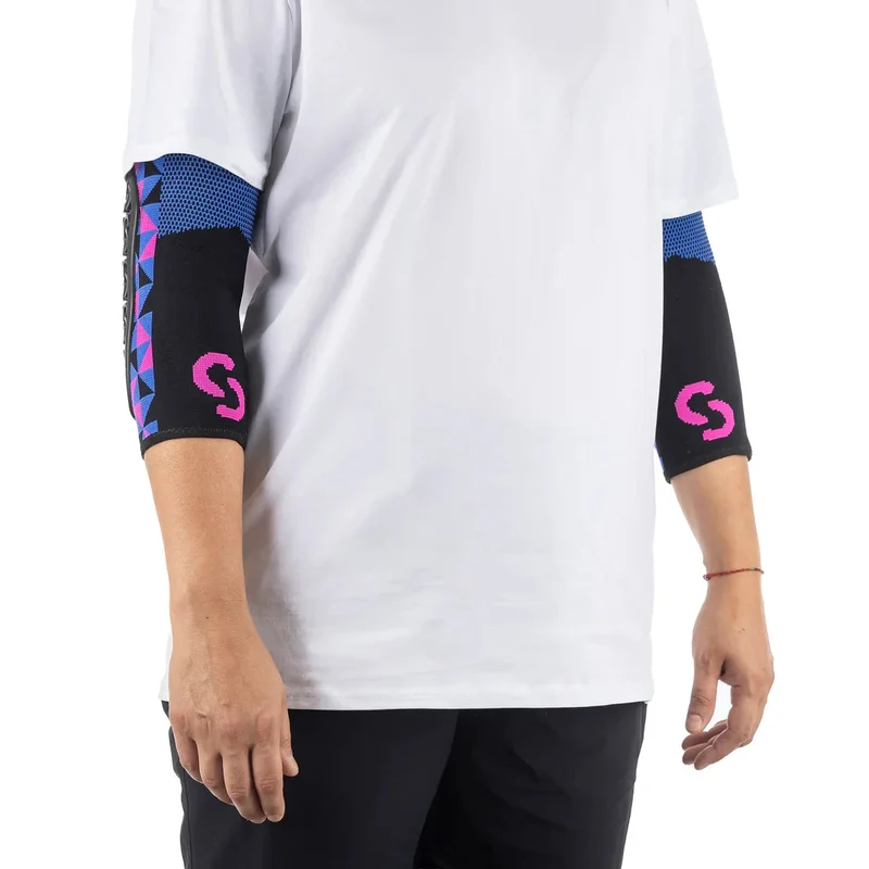 Protezioni gomito Seryt Flow Elbow - Rosa blu