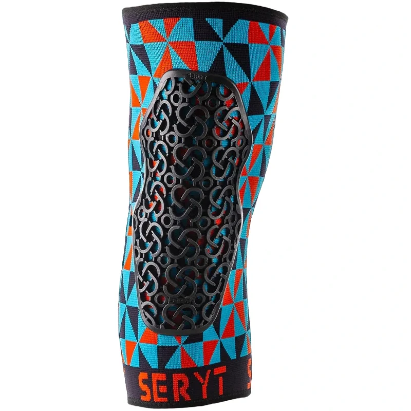 Protezioni ginocchio Seryt Flow - Azzurro rosso
