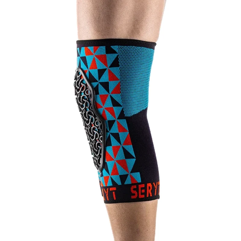 Protezioni ginocchio Seryt Flow - Azzurro rosso