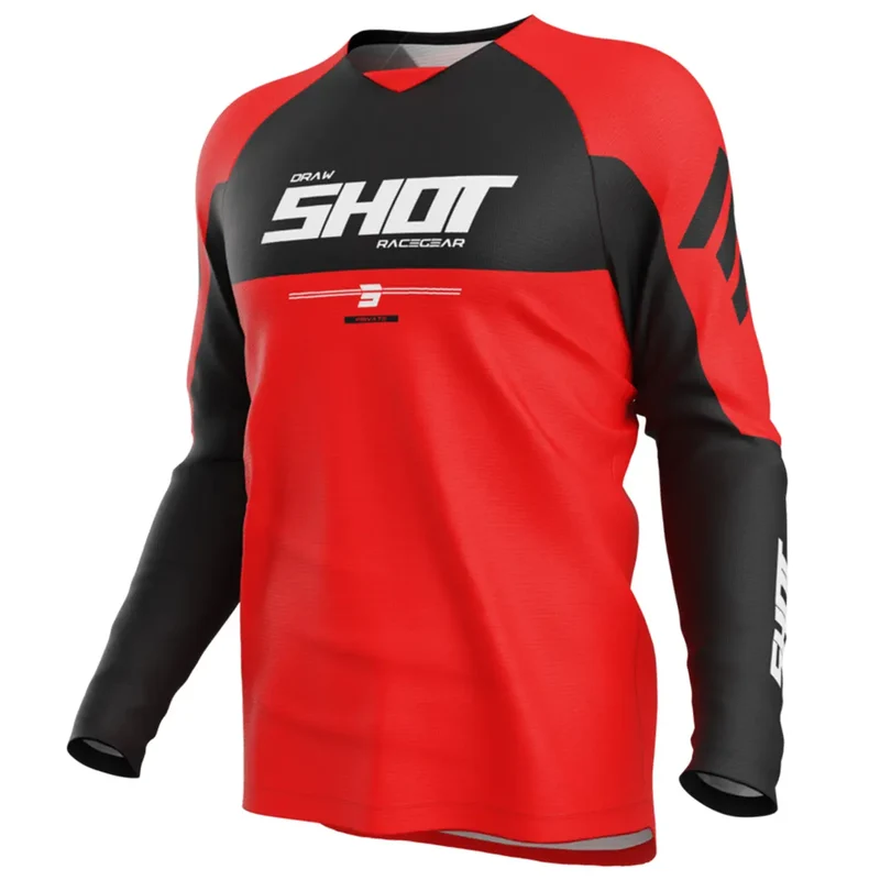 SHOT CAMISETA DRAW PRIVATE MOTOCROSS ROSSA