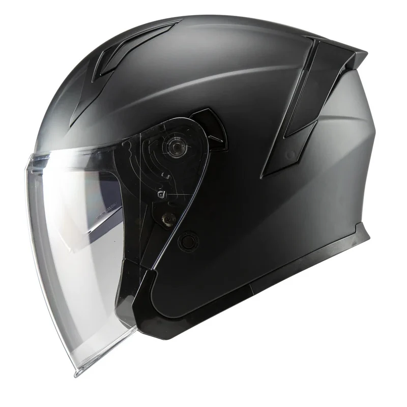 CASCO JET MPH MAXI NERO OPACO ECE 22.06