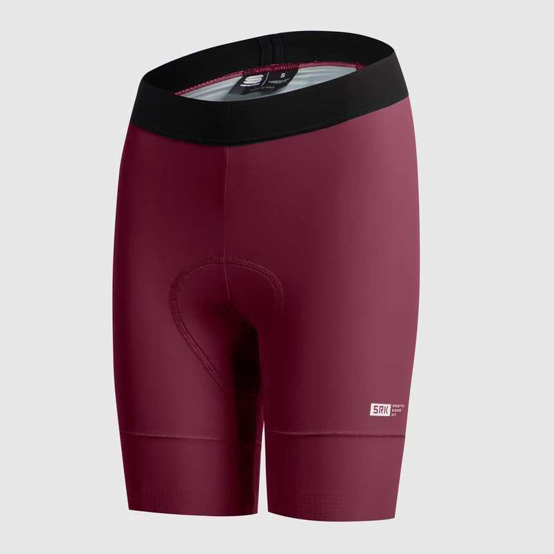 Pantaloncini donna Sportful Colorful Rider - Bordeaux