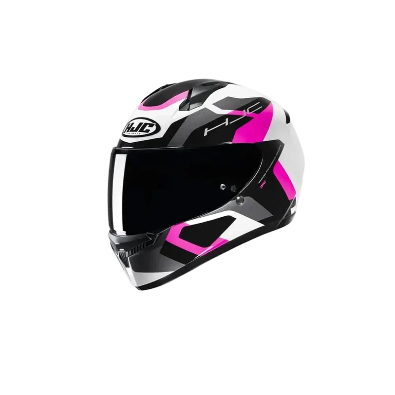 HJC C10 TINS MC8 CASCHI INTEGRAL DI MOTO ROSA