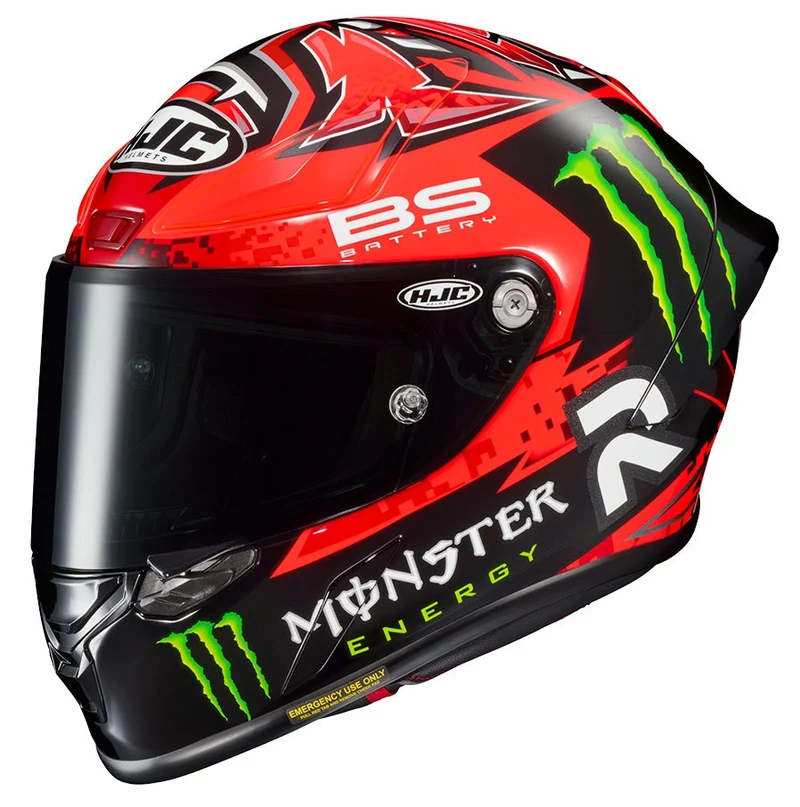 CASCO INTEGRALE HJC RPHA1 QUARTARARO REPLICA MC1