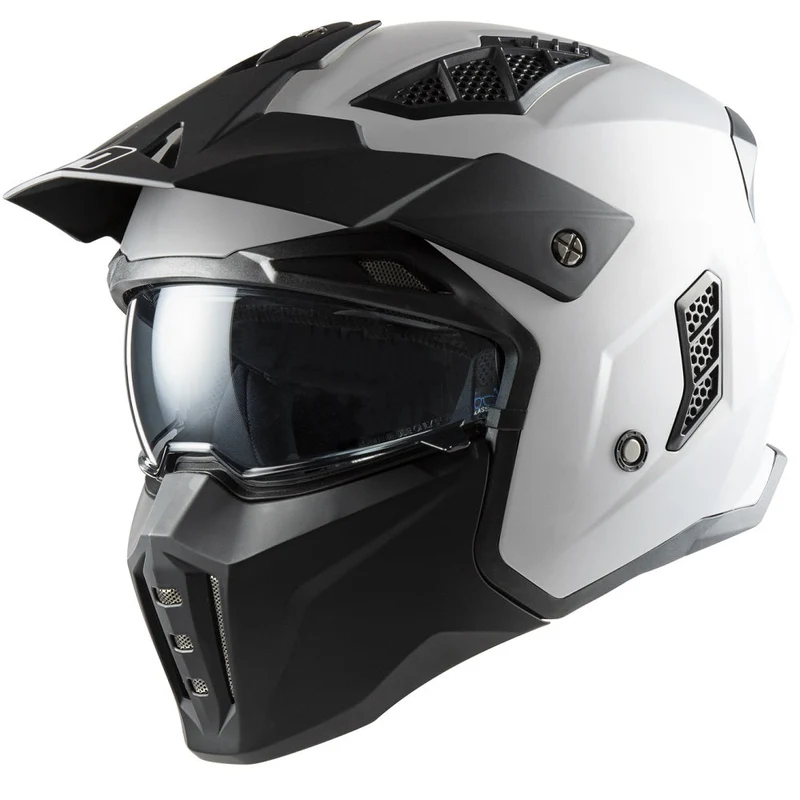 CASCO SCOMPONIBILE MPH HARRIER BIANCO LUCIDO ECE.22.06