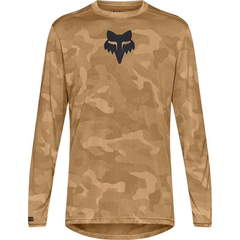 Maglia maniche lunghe mtb Fox Ranger TruDri - Marrone chiaro