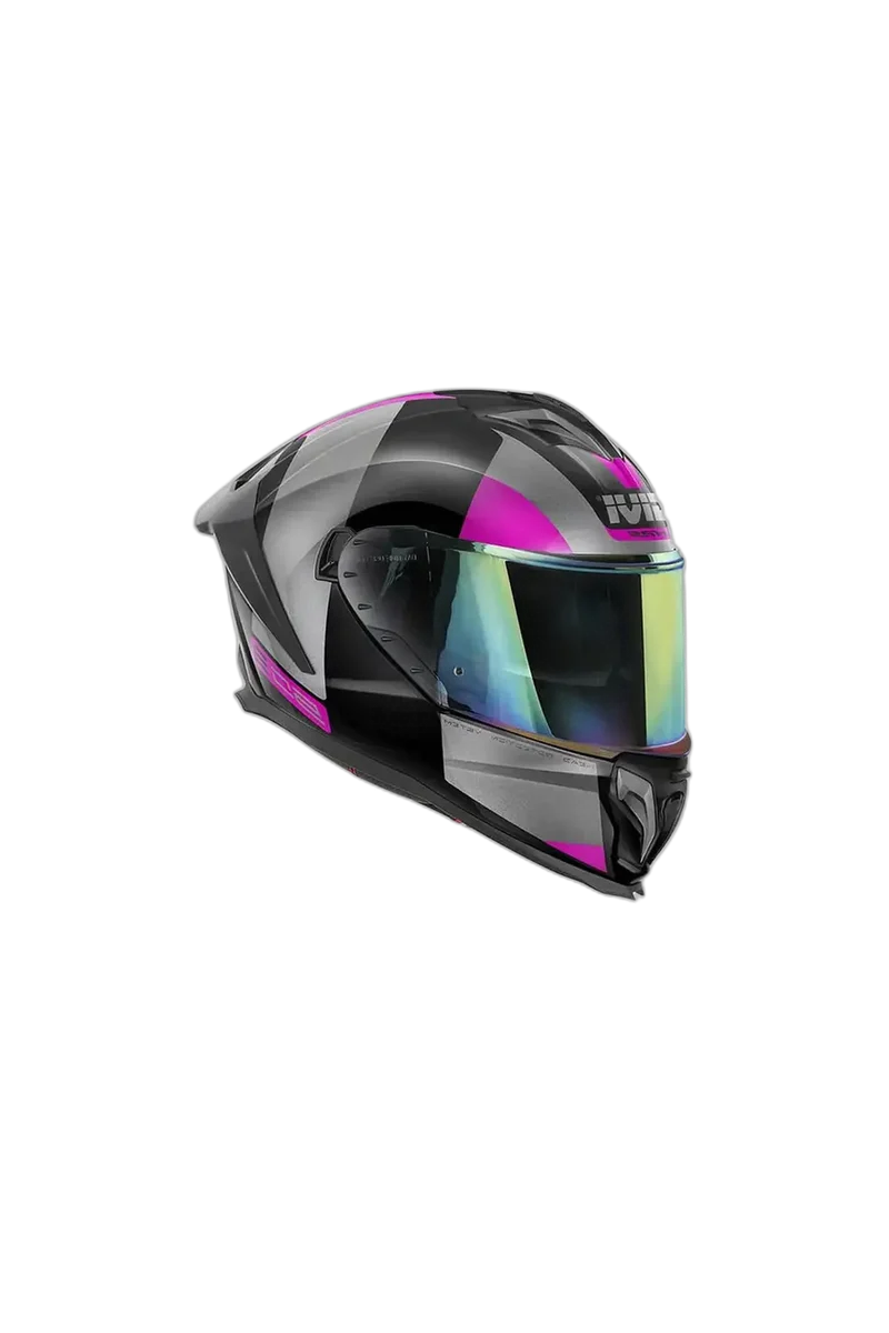 GIVI H503 VISION INTEGRALE CASCHI DI MOTO NERO TITANIO FUCSIA