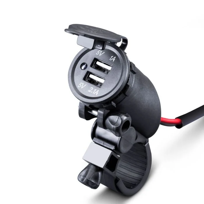 CARICATORE DA MOTO USB MP-H 2USB PRO ATTACCO MANUBRIO C1494