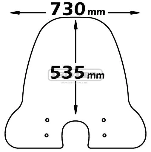 PARABREZZA CON ATTACCHI A716 PIAGGIO LIBERTY 50 4 TEMPI ANNO 2004 AL 2009 RST ANNO 2010 AL 2015 125