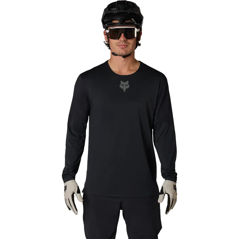 Maglia maniche lunghe mtb Fox Flexair - Nero