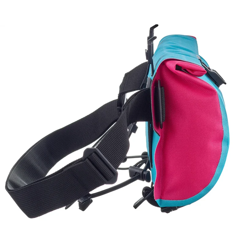 Borsa manubrio Ortlieb Velo-Sling Cyber - Blu rosa