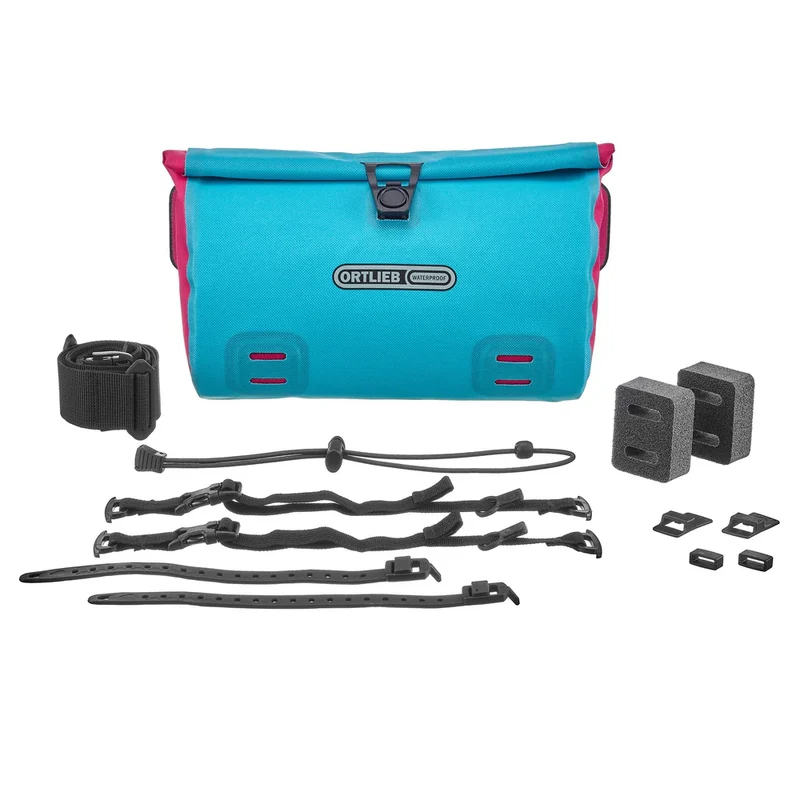 Borsa manubrio Ortlieb Velo-Sling Cyber - Blu rosa