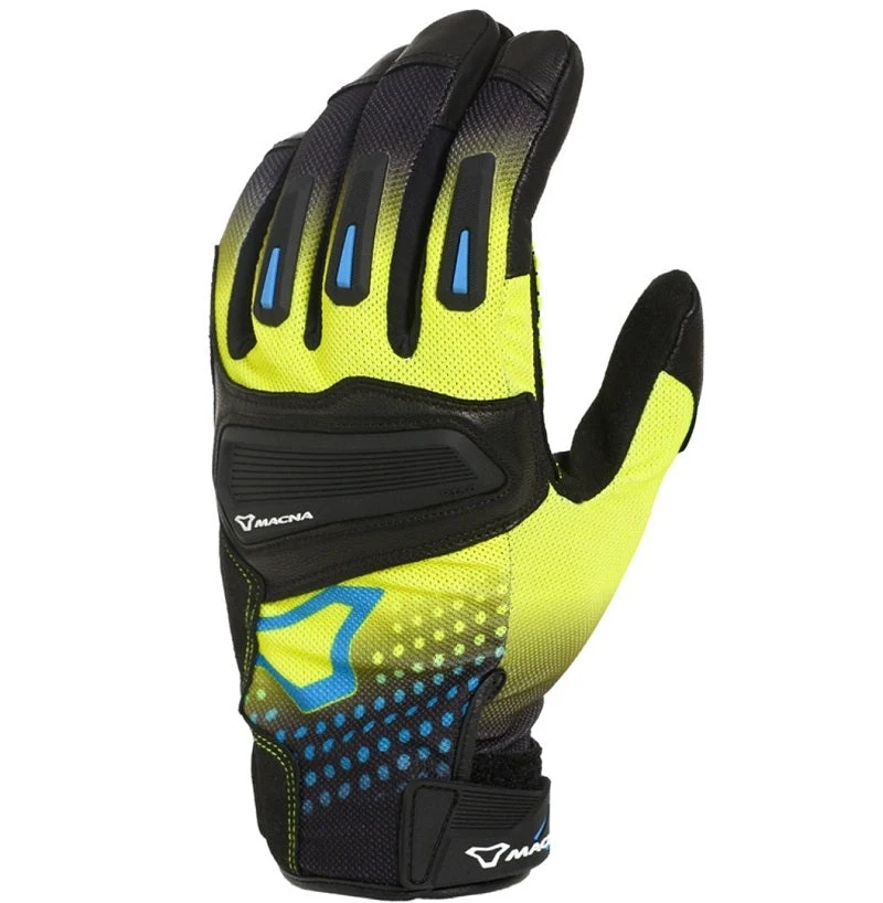 GUANTI HANDSCHOEN MACNA JUGO CON PROTEZZIONE NERO GIALLO FLU