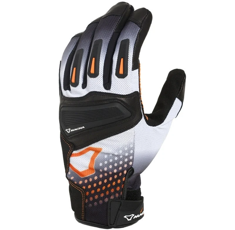 GUANTI HANDSCHOEN MACNA JUGO CON PROTEZZIONE NERO ARANCIO