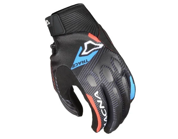 GUANTI MACNA UOMO ESTIVI TRACE GRIGIO-BLU-ROSSO