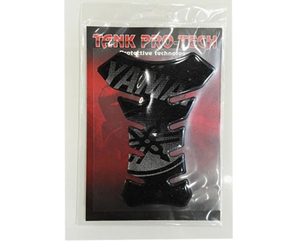 PARASERBATOIO RACING LOGO 3D NERO METAL YAMAHA