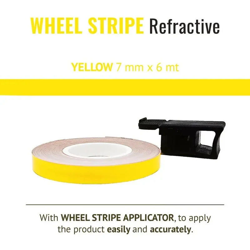WELL STRIPE GIALLO CON APPL.MM 7-6