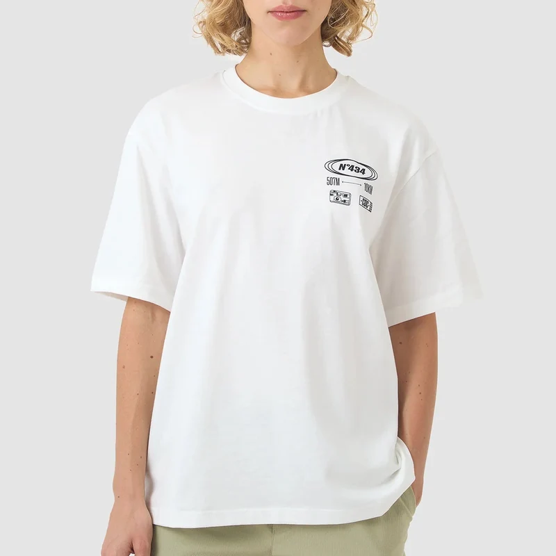 T-Shirt Cafe du Cycliste Col D'Eze - Bianco