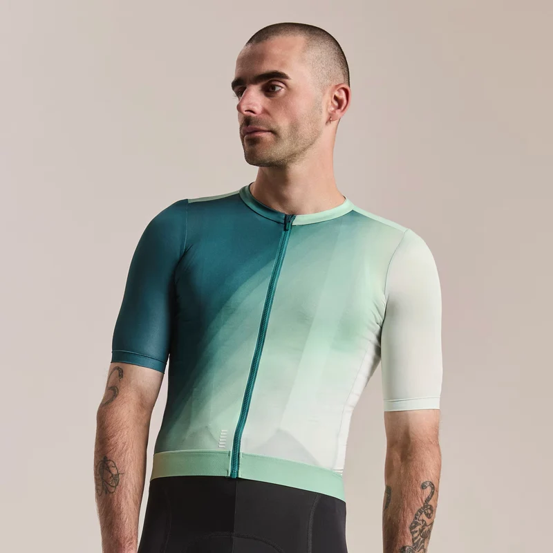 Maglia Rapha Pro Team Training 3 Surface Print - Verde