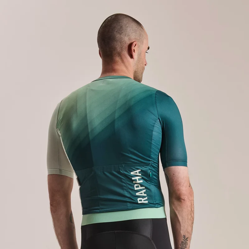 Maglia Rapha Pro Team Training 3 Surface Print - Verde