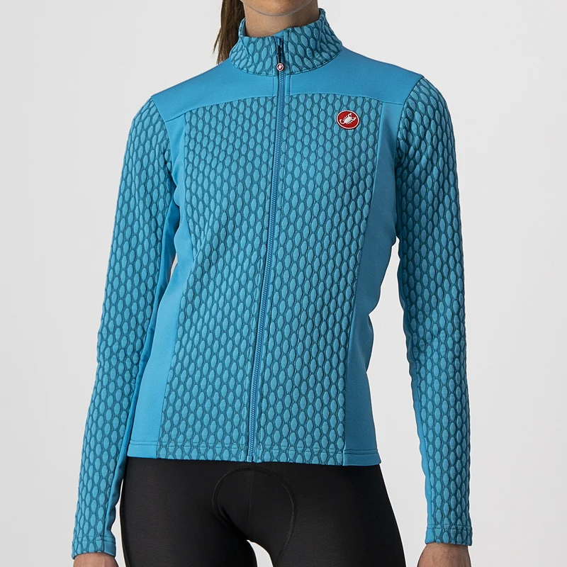 Maglia maniche lunghe donna Castelli Sfida 2 - Blu