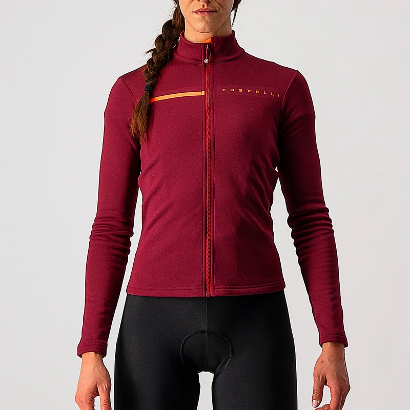 Maglia maniche lunghe donna Castelli Sinergia 2 - Bordeaux