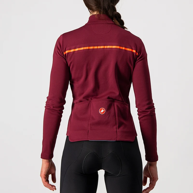 Maglia maniche lunghe donna Castelli Sinergia 2 - Bordeaux