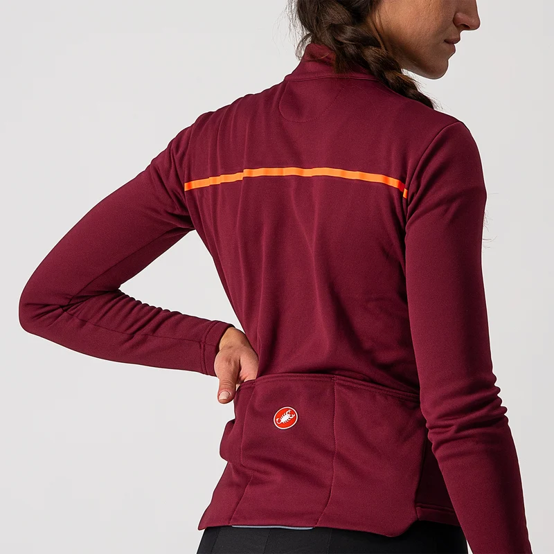 Maglia maniche lunghe donna Castelli Sinergia 2 - Bordeaux