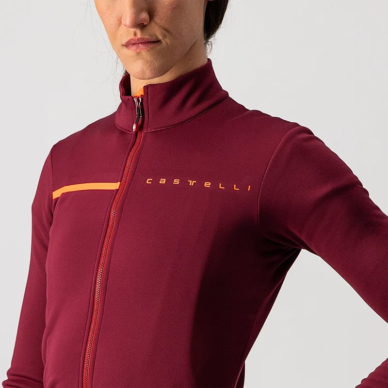 Maglia maniche lunghe donna Castelli Sinergia 2 - Bordeaux