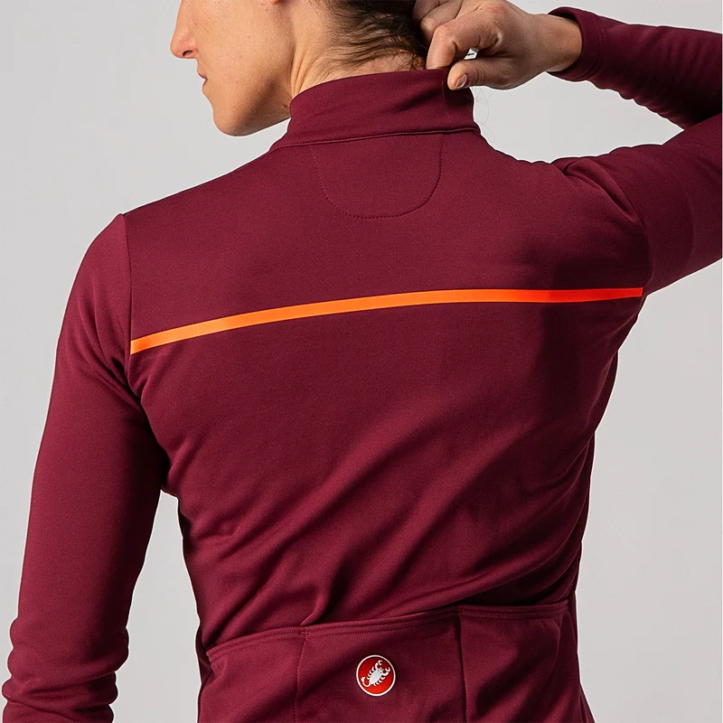 Maglia maniche lunghe donna Castelli Sinergia 2 - Bordeaux