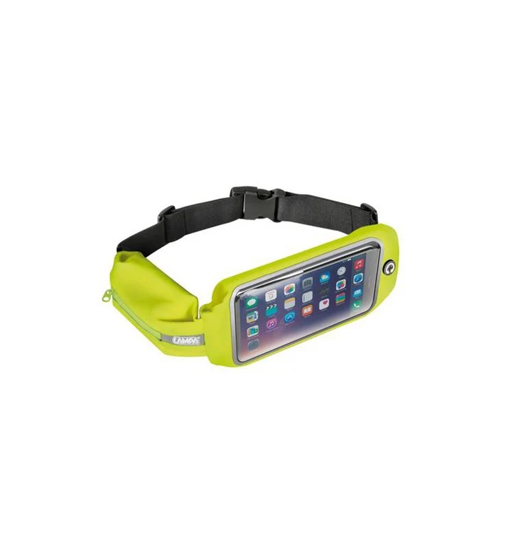 FASCIA PORTAOGGETTI ESPANDIBILE E TASCA TRASPARENTE SPORT TOUCH GIALLO LAMPA