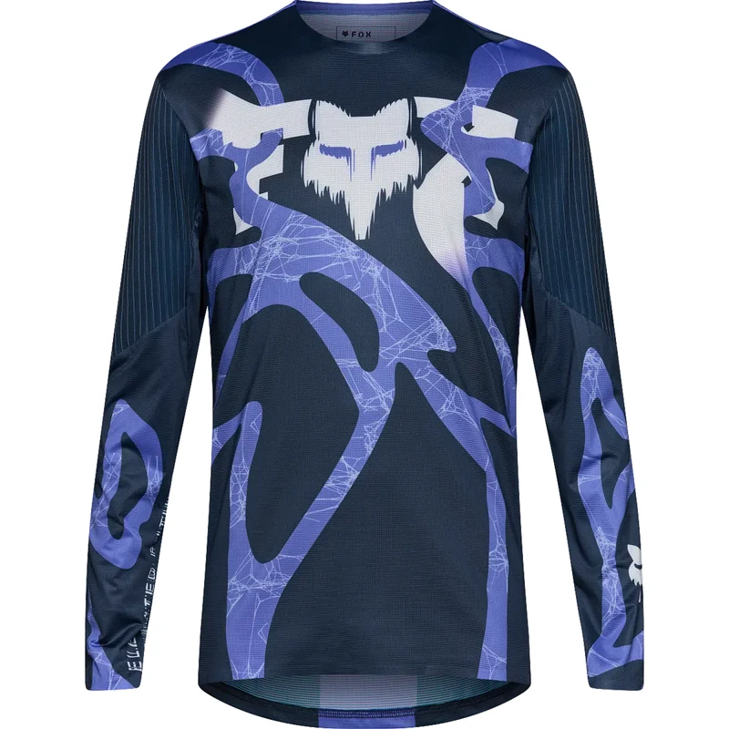 Maglia maniche lunghe mtb Fox Flexair Diffuse - Viola