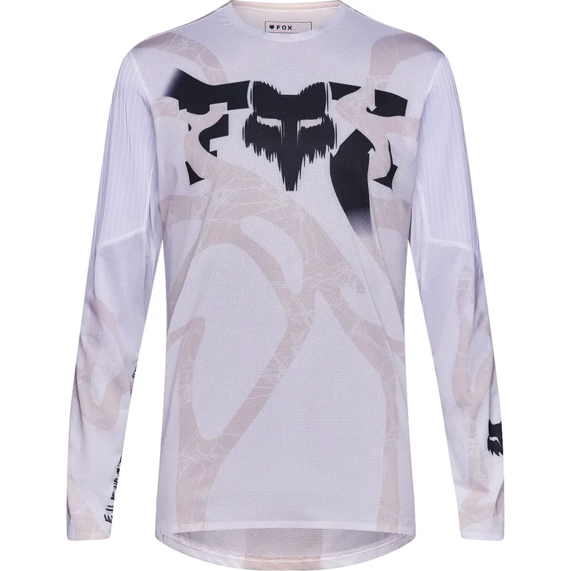 Maglia maniche lunghe mtb Fox Flexair Diffuse - Bianco