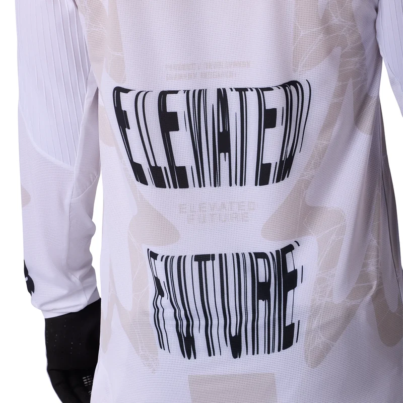 Maglia maniche lunghe mtb Fox Flexair Diffuse - Bianco