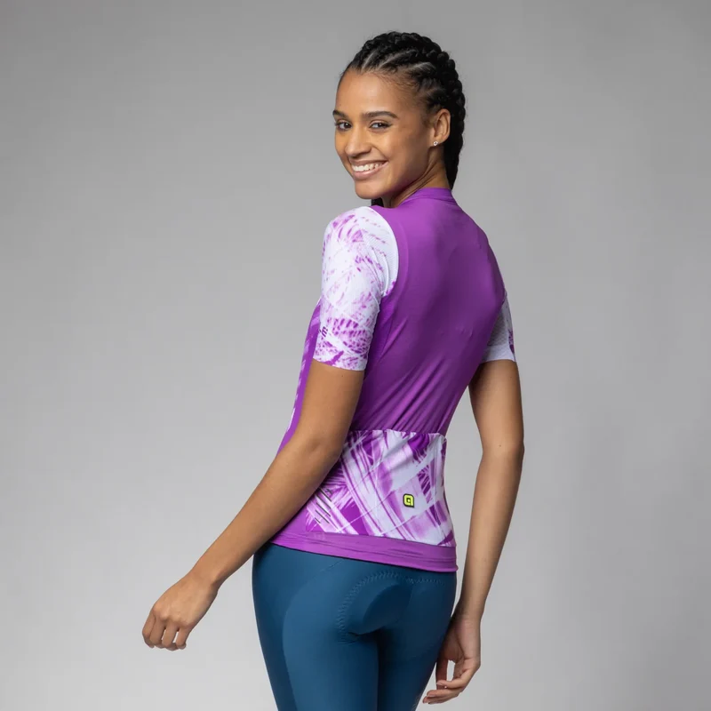 Maglia donna Ale PR-E Palm - Viola