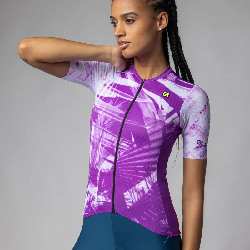 Maglia donna Ale PR-E Palm - Viola