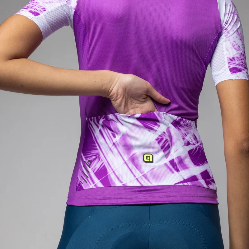 Maglia donna Ale PR-E Palm - Viola