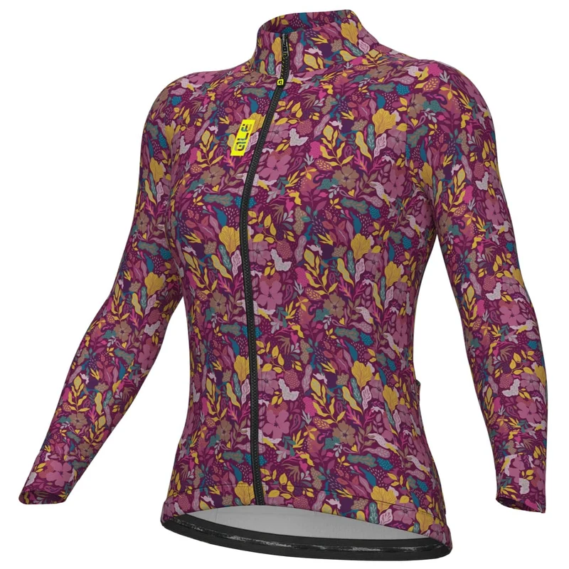 Maglia maniche lunghe donna Ale Pragma Flowery - Rosa