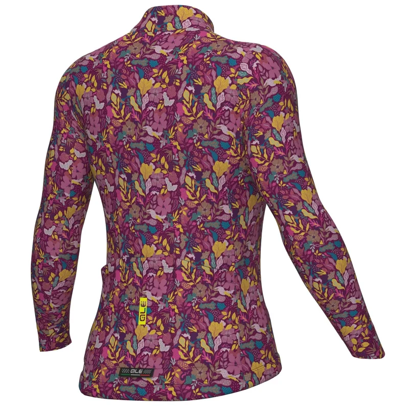 Maglia maniche lunghe donna Ale Pragma Flowery - Rosa